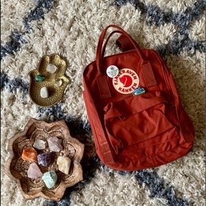 Mini Burnt Orange Kanken Backpack✨